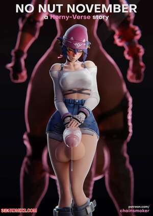 Porn comic No Nut November a Horny Verse story. Chainsmoker