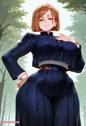 Porn comic Nobara thought she could take Him. RandoAI