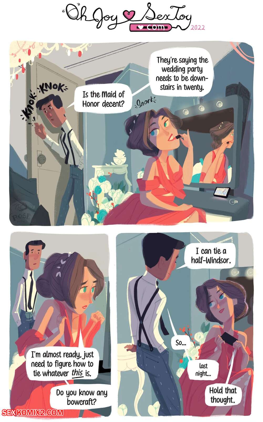 Porn comic Now Or Knot. Chapter 1. Oh Joy Sex Toy. RimbleD.