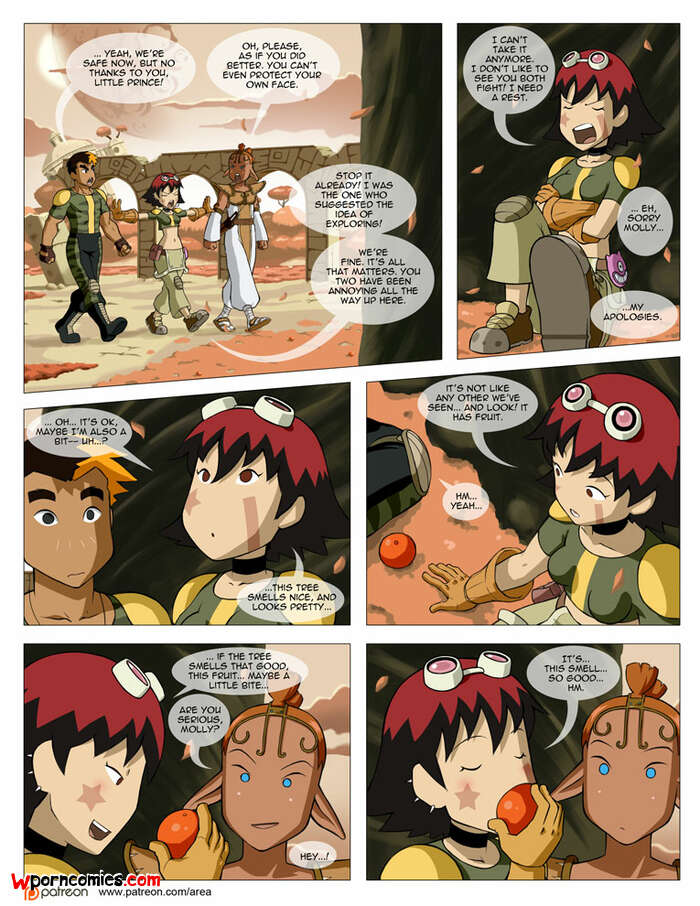 Porn comic Oban Star Racers. Area