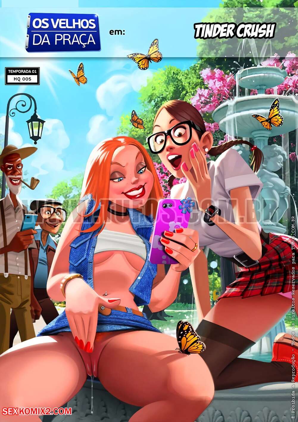 Porn comic Old Geezers Of The Park. Chapter 5. WC TF.