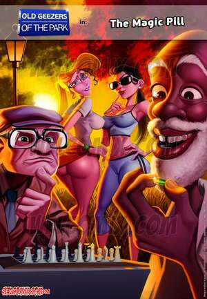 Porn comic Old Geezers Of The Park. The Magic Pill. Chapter 1. WC TF.