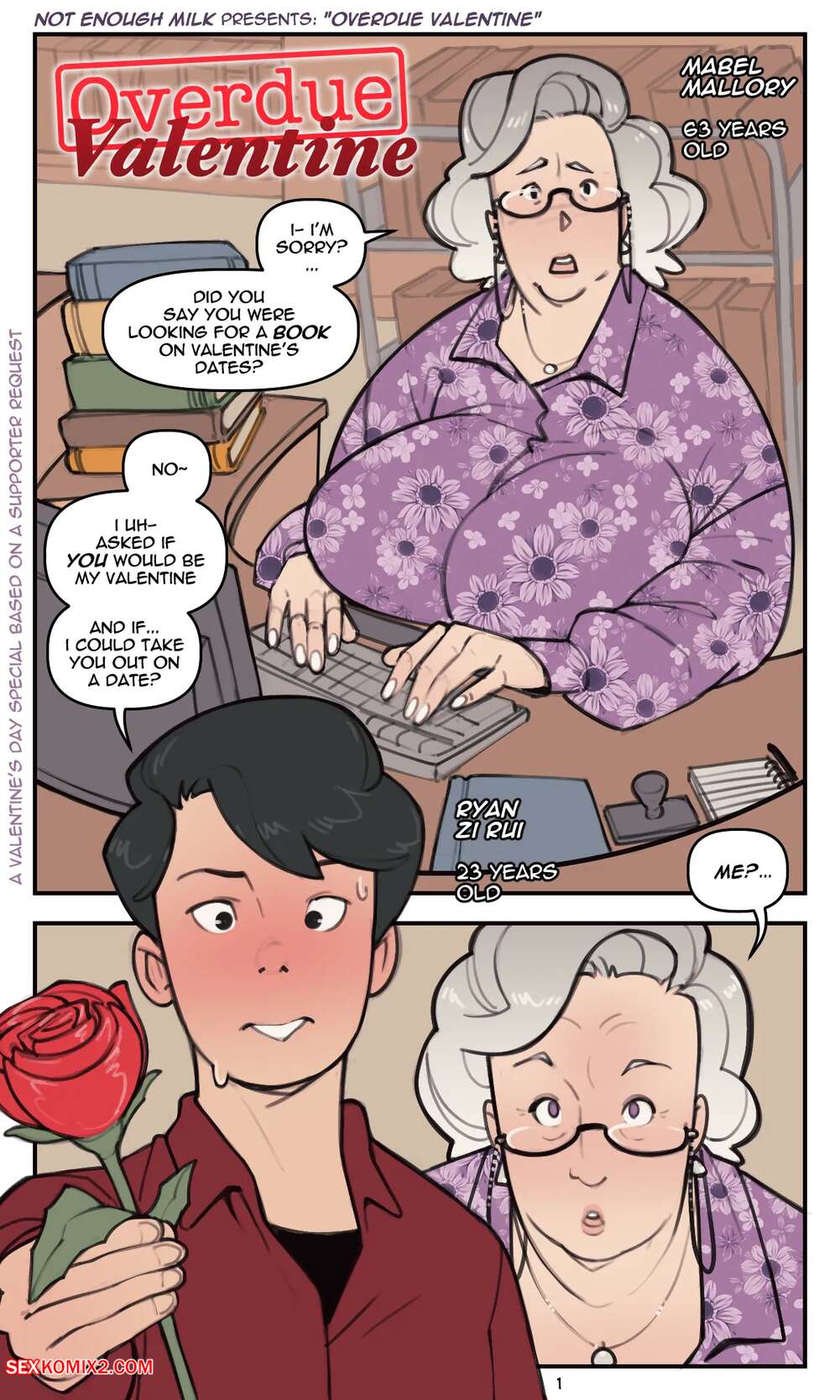 Porn comic Overdue Valentine. NotEnoughMilk