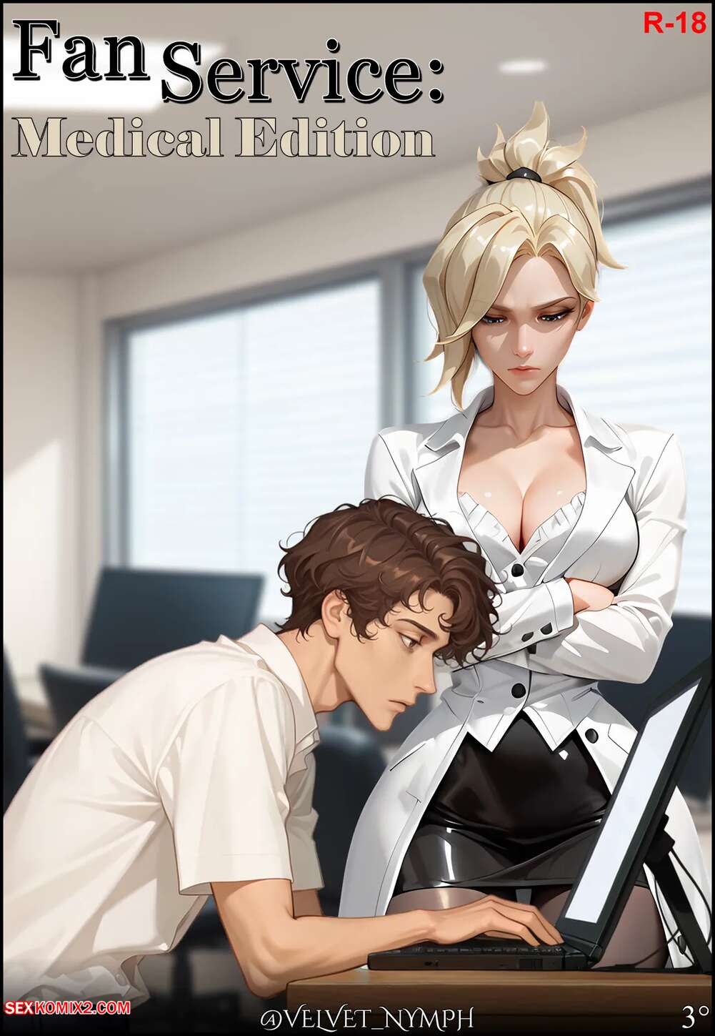 Porn comic Overwatch. Fan Service. Medical Edition. Velvet Nymph