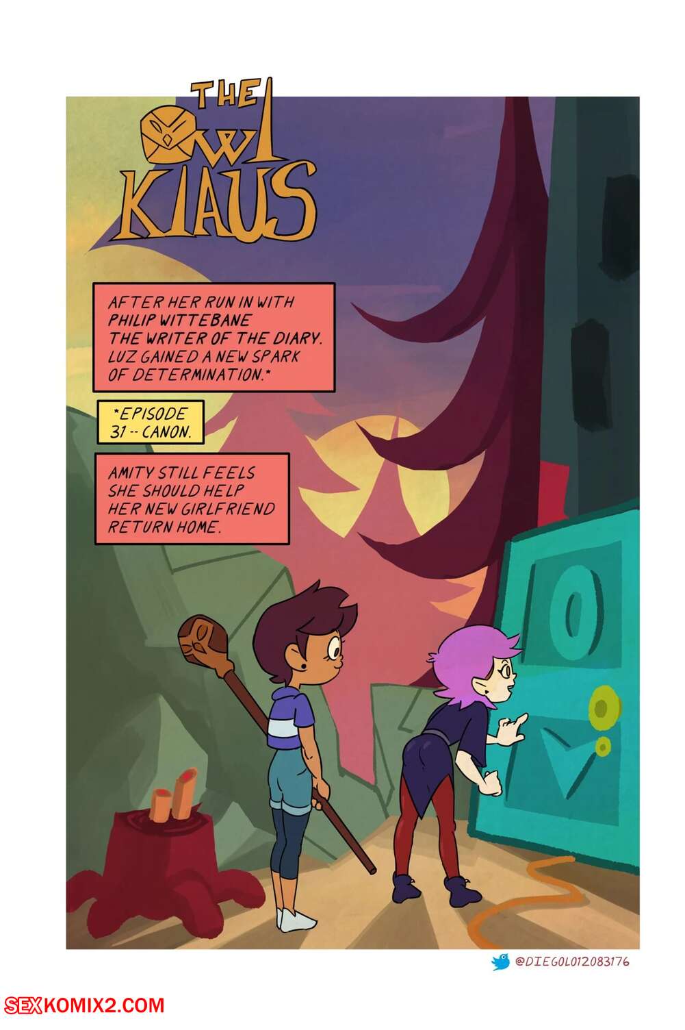 Porn comic Owl Klaus. DiegoLo12083176