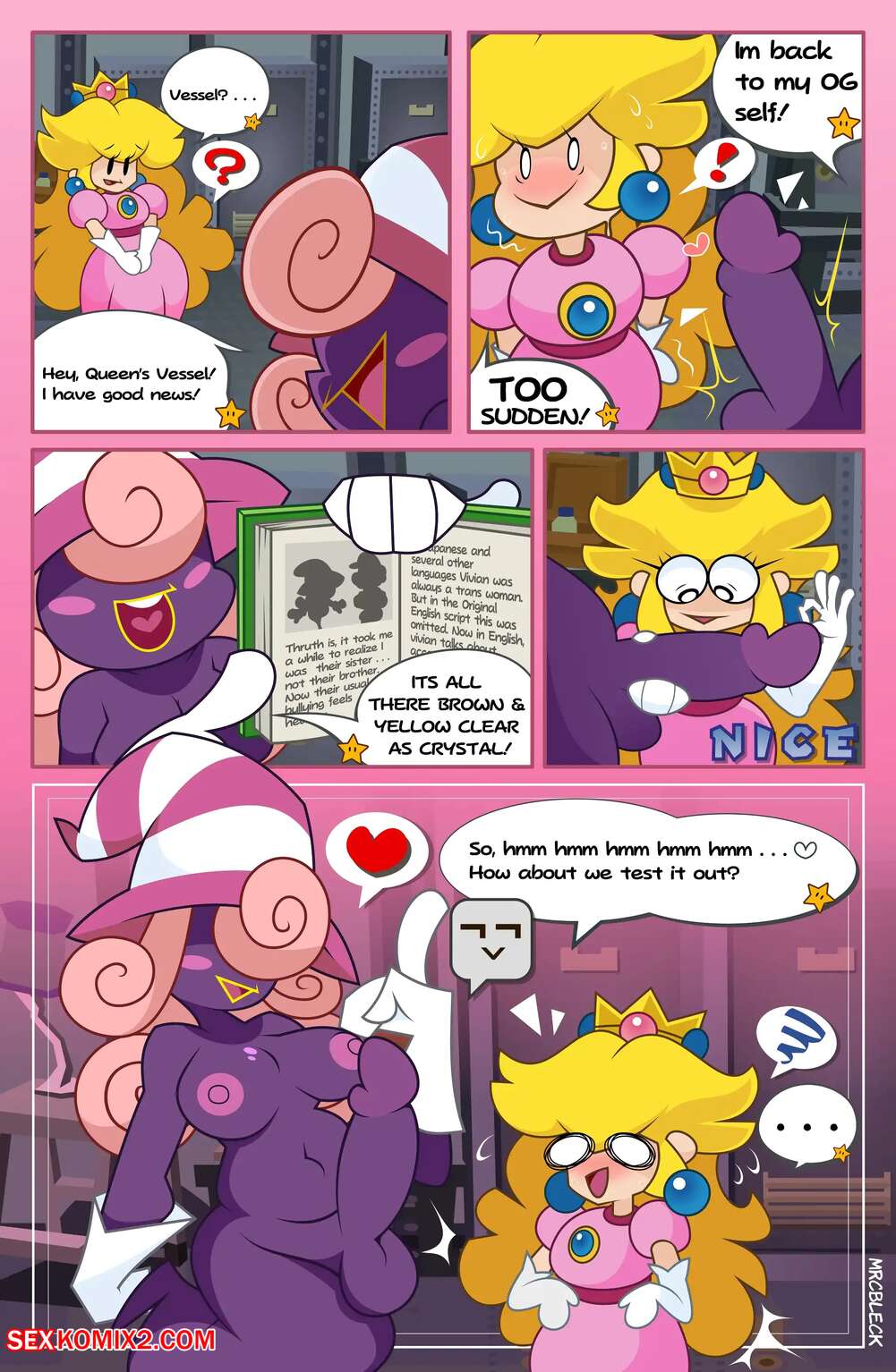 Porn comic Paper Mario. The Thousand Year Door Remake. Mrcbleck