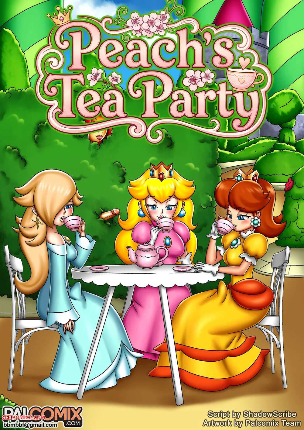 Porn comic Peachs Tea Party. Super Mario Bros. PalComix.