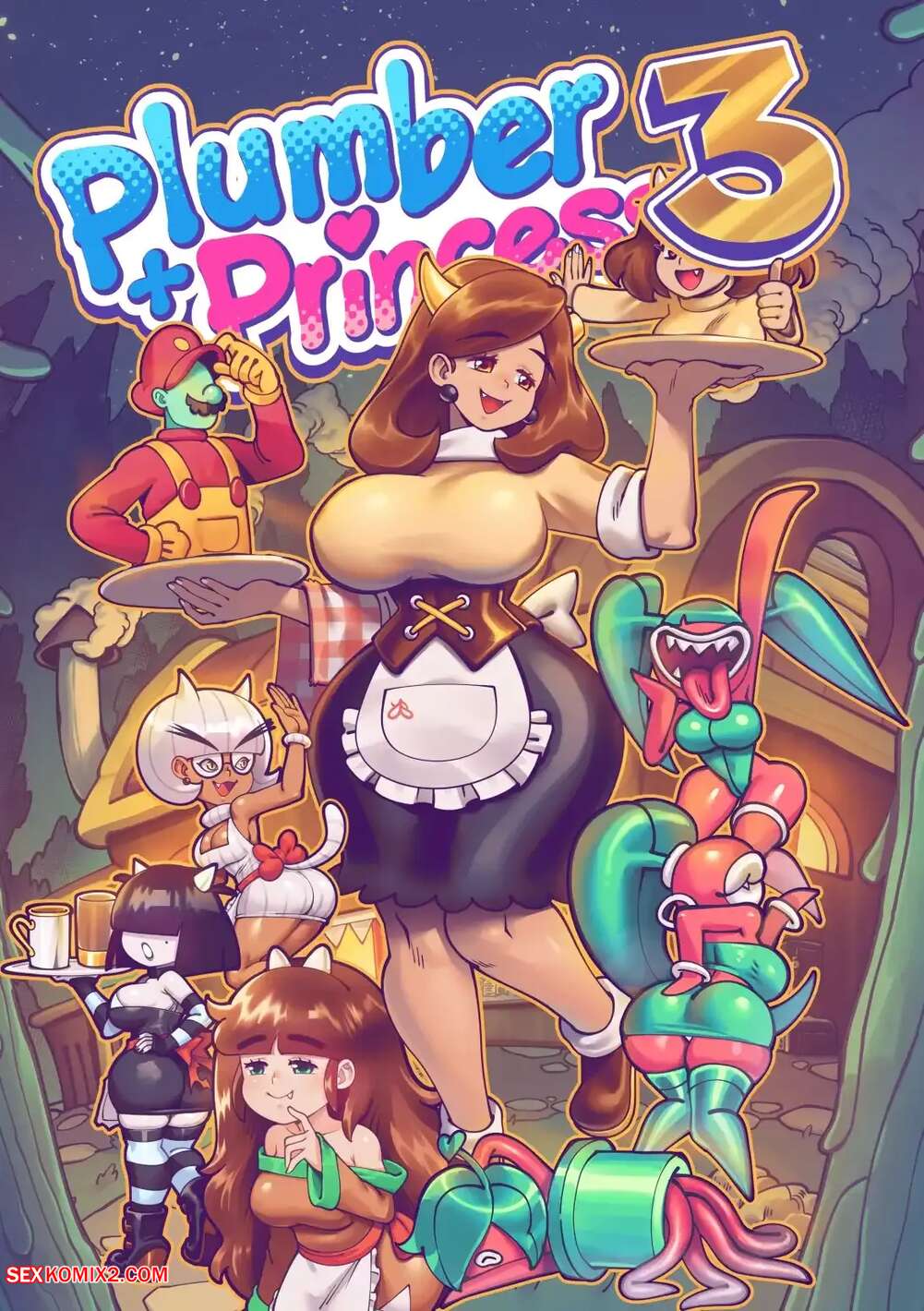 Porn comic Plumber and Princess. Chapter 3. Mario Series. SuperSatanSon