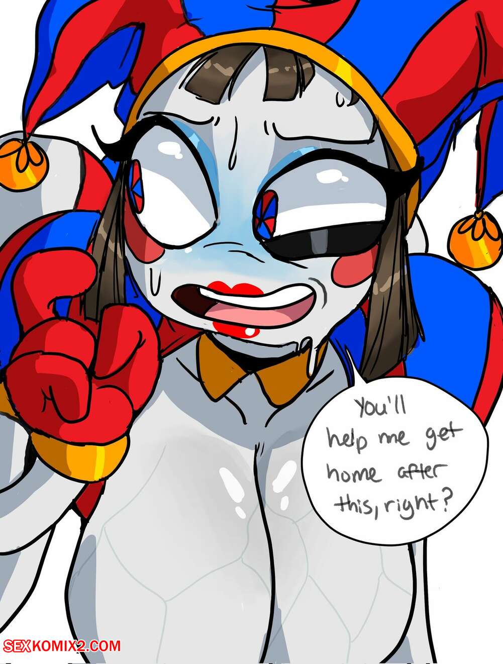 Porn comic Pomni. The Amazing Digital Circus. SEANMALIKDESIGNS