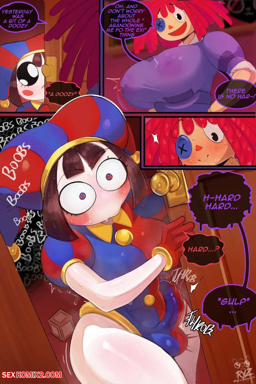 Porn comic Pomni and Ragathas Anti Abstraction methods. RyzRyz