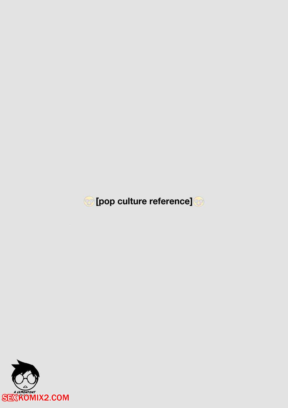 Porn comic Pop Culture Reference. Lemonfont