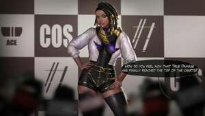 Porn comic Pop Starz. Akali Story. Part 3. League Of Legends.