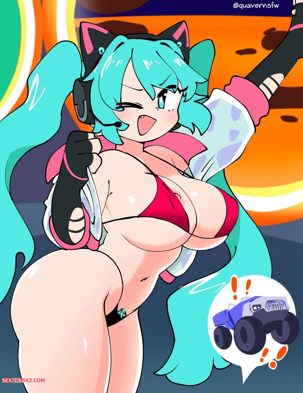 Porn comic Pov. Miku Choose the Next World in Front of You. QuaverNSFW
