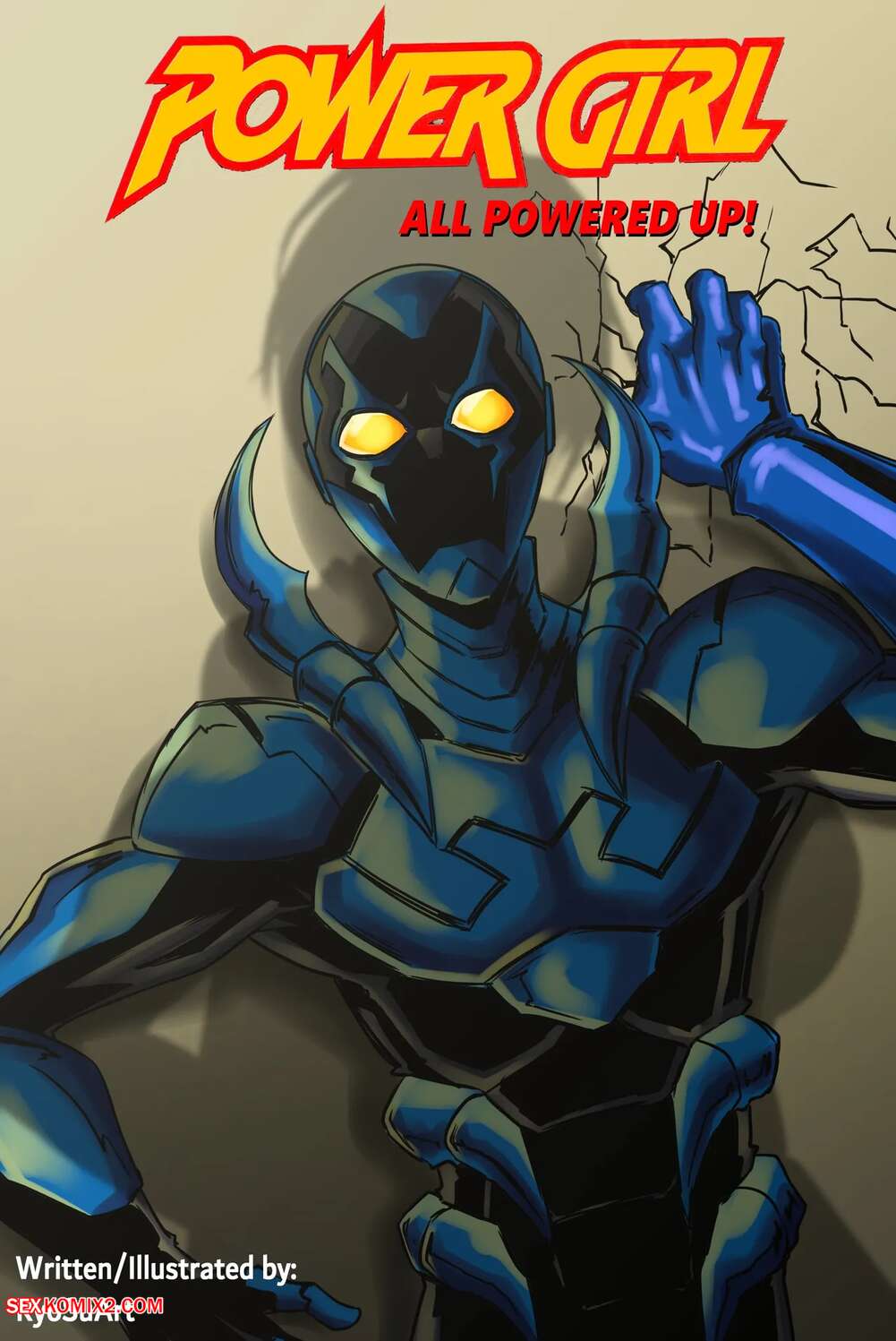 Porn comic Power Girl. All Powered Up. RyoSuArt.