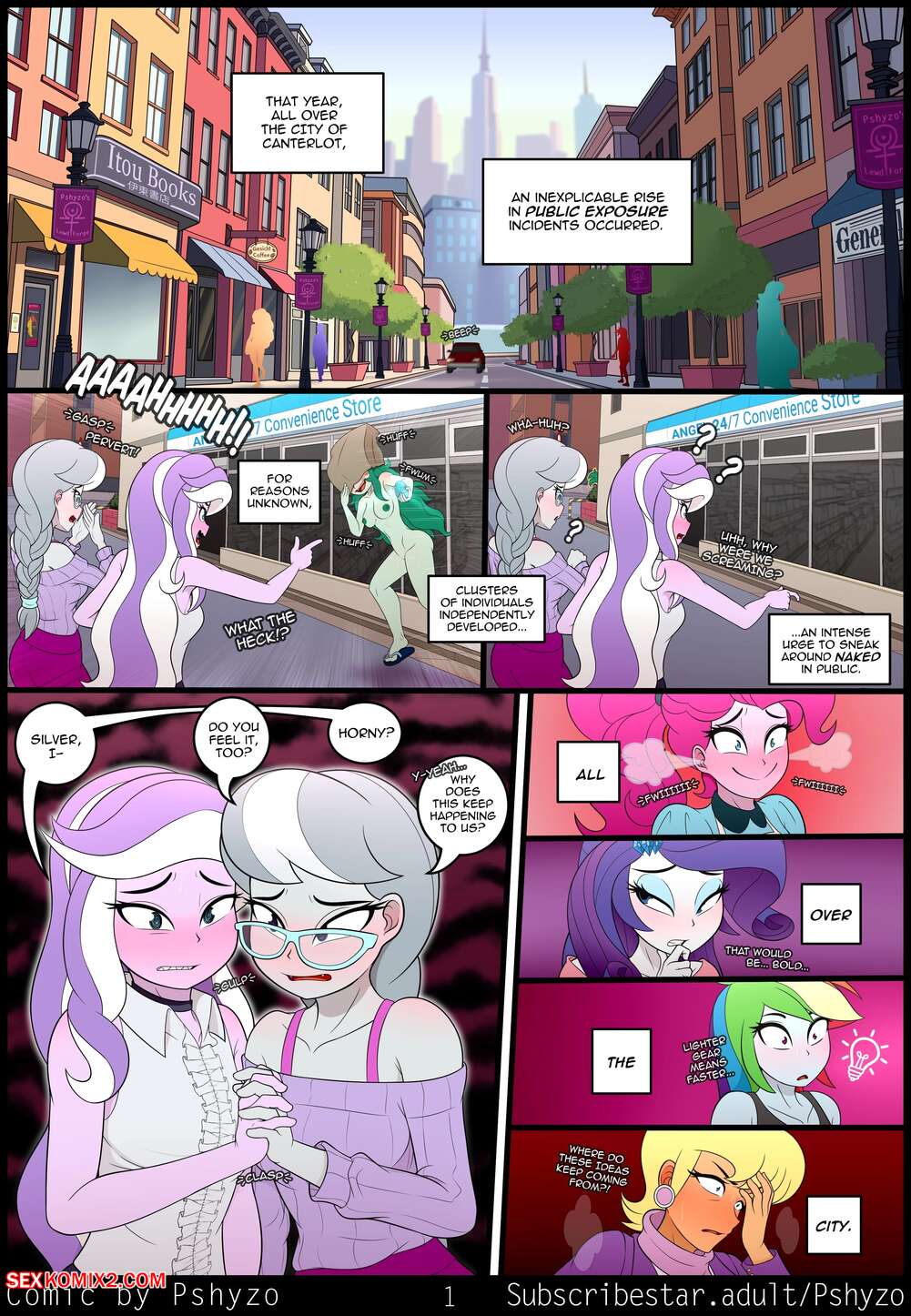 Porn comic Prurient Synchronicity. My Little Pony. Pshyzo.