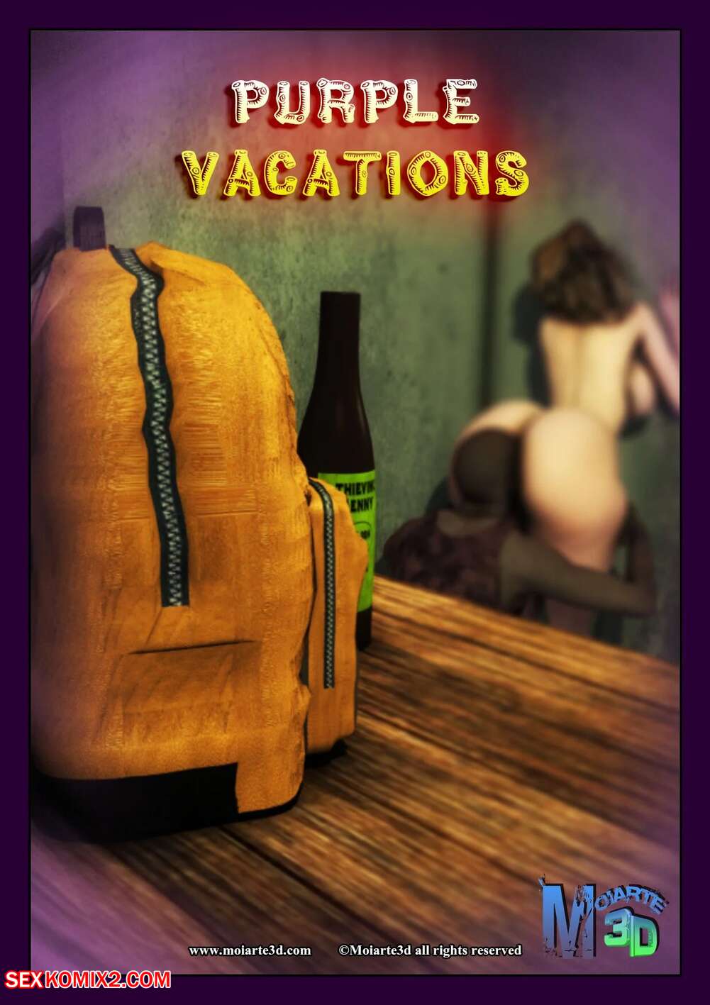 Porn comic Purple Vacation. Patr 1. Moiarte3D