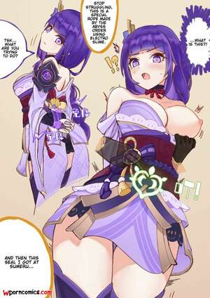 Porn comic Raiden Shogun x Aether. Genshin Impact