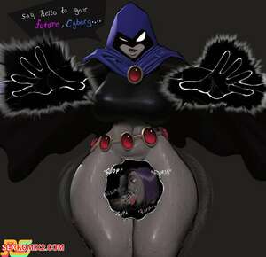 Porn comic Raven and Cyborg Adventures. NameSpace