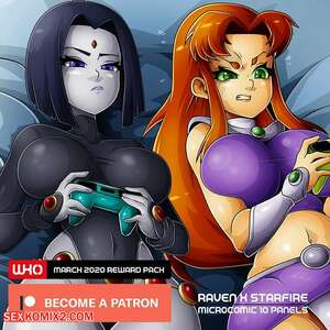 Porn comic Raven X Starfire. Witchking00