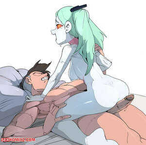 Porn comic Rebecca. Cyberpunk2077