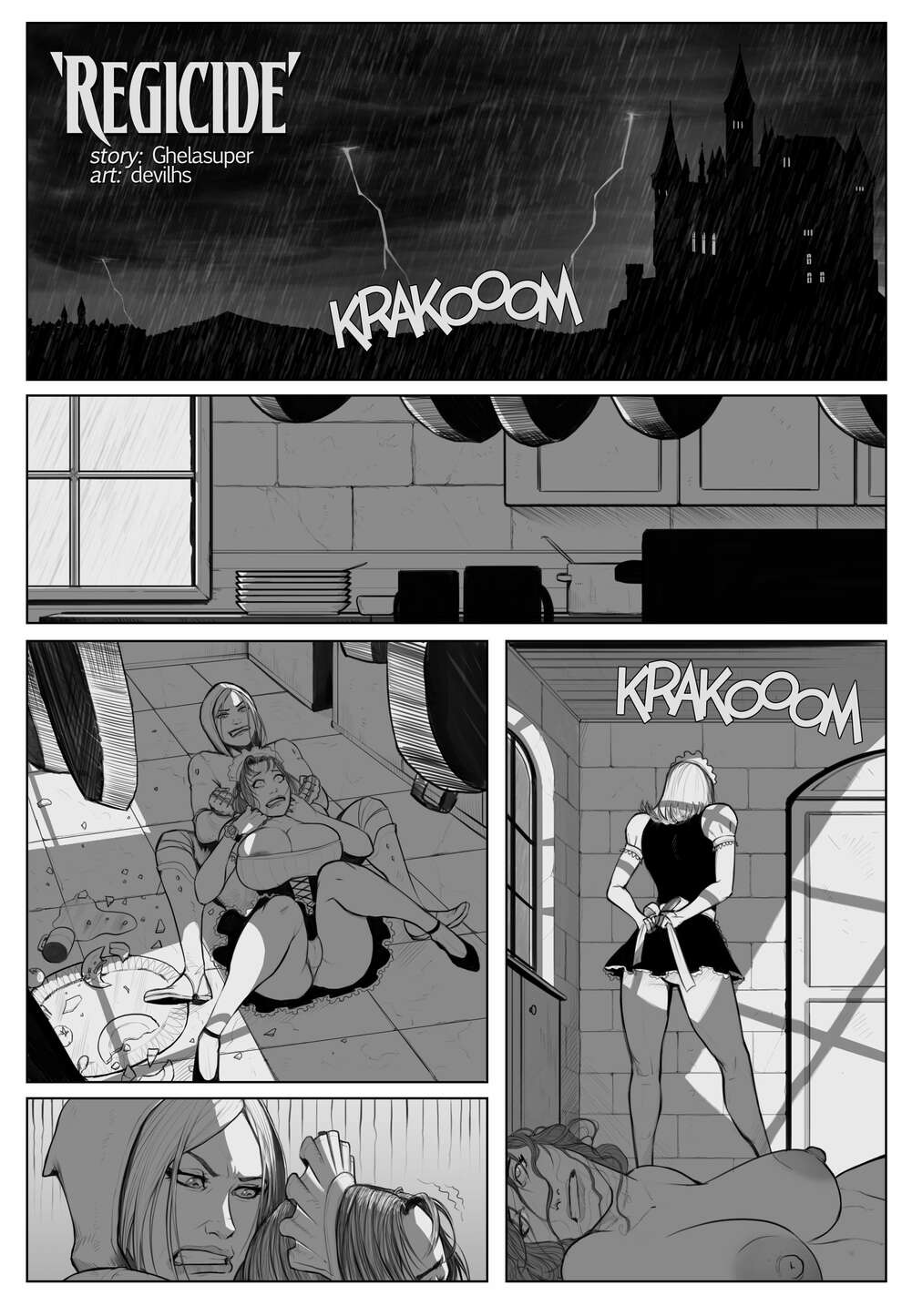 Porn comic Regicide.