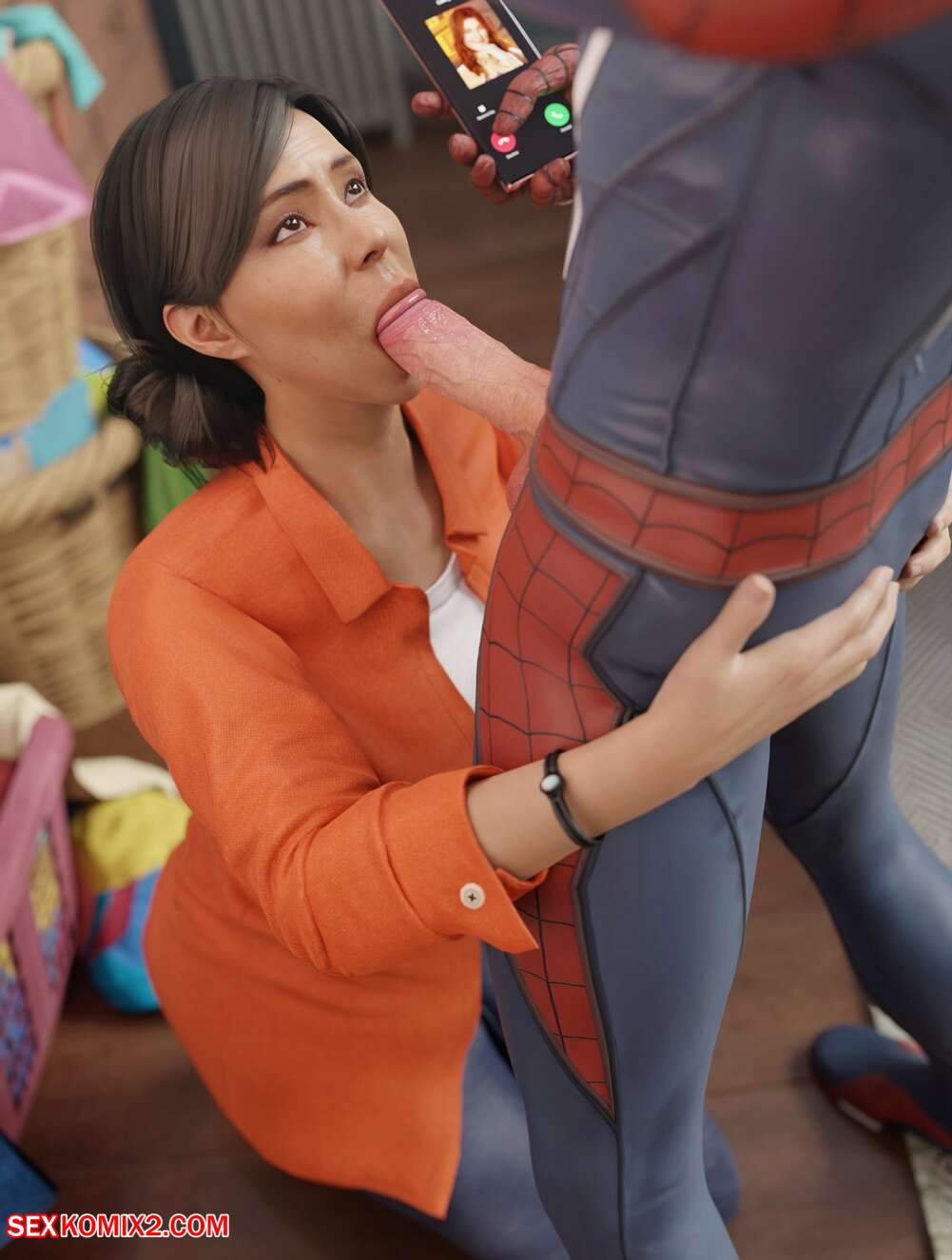 Porn comic Rio Morales. Spider Man. Batesz.