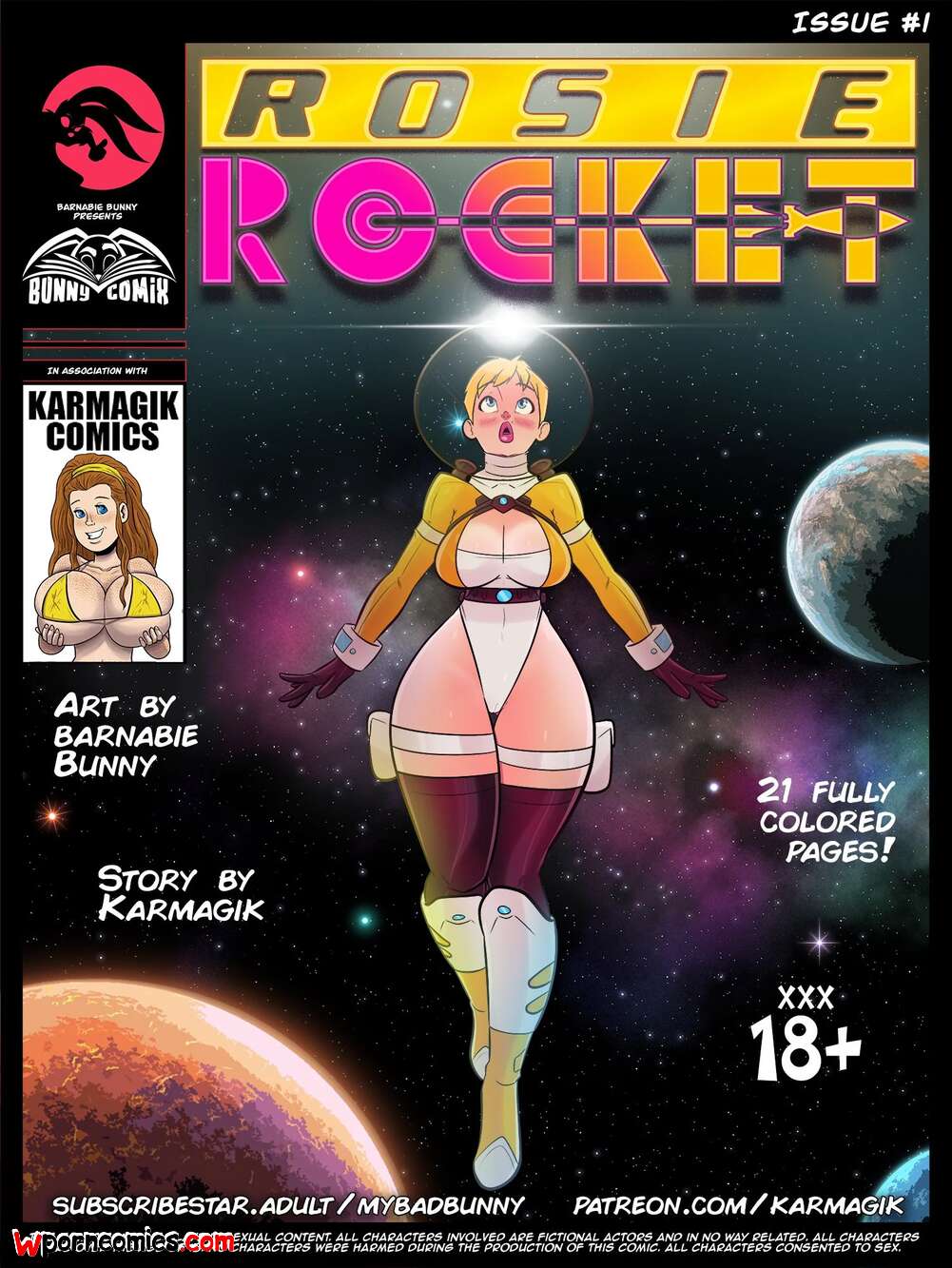 Porn comic Rosie Rocket. Chapter 1. My Bad Bunny , Karmagik.