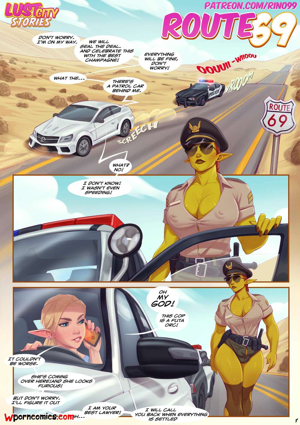 Porn comic Route 69. Female. Chapter 1. Rino99.