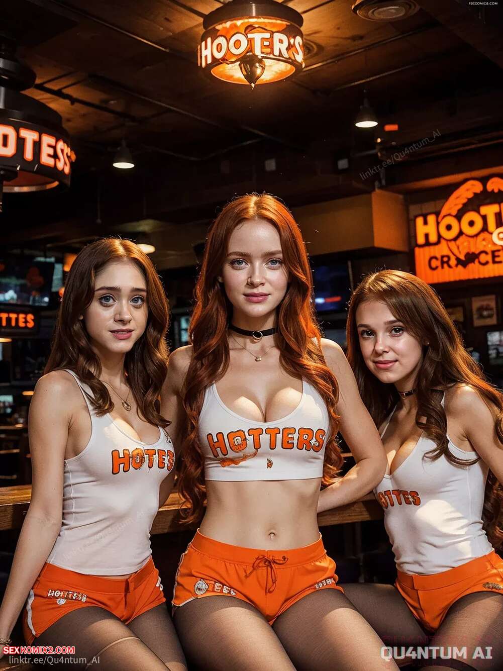 Porn comic Sadie Sink, Natalia Dyer, Millie Bobby Brown. QuantumAI