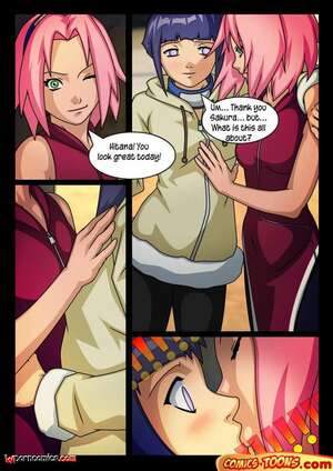 Porn comic Sakura X Hinata. Chapter 1. Naruto. Comics Toons.