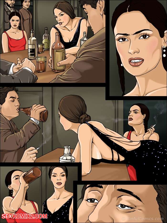 Porn comic Salma Hayek. Sinful Comics.