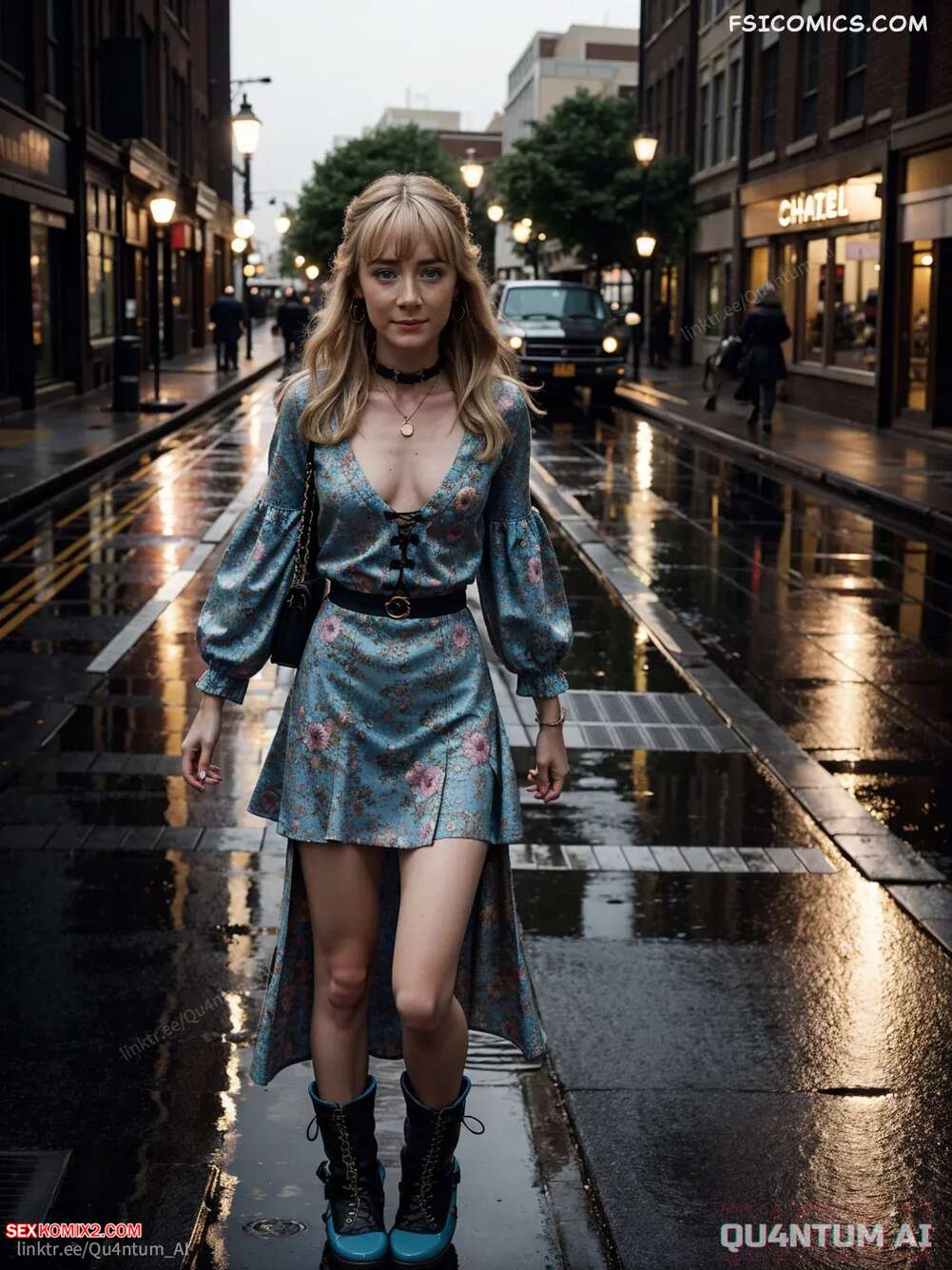 Porn comic Saoirse Ronan. 70s Girl. QuantumAI