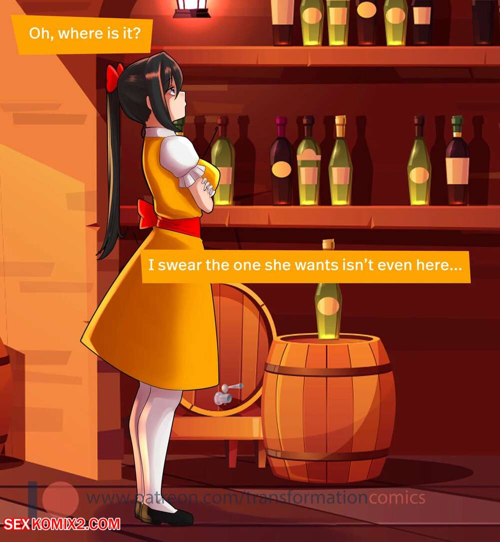 Porn comic Scarlett and the Mermaid. adult transformation comics