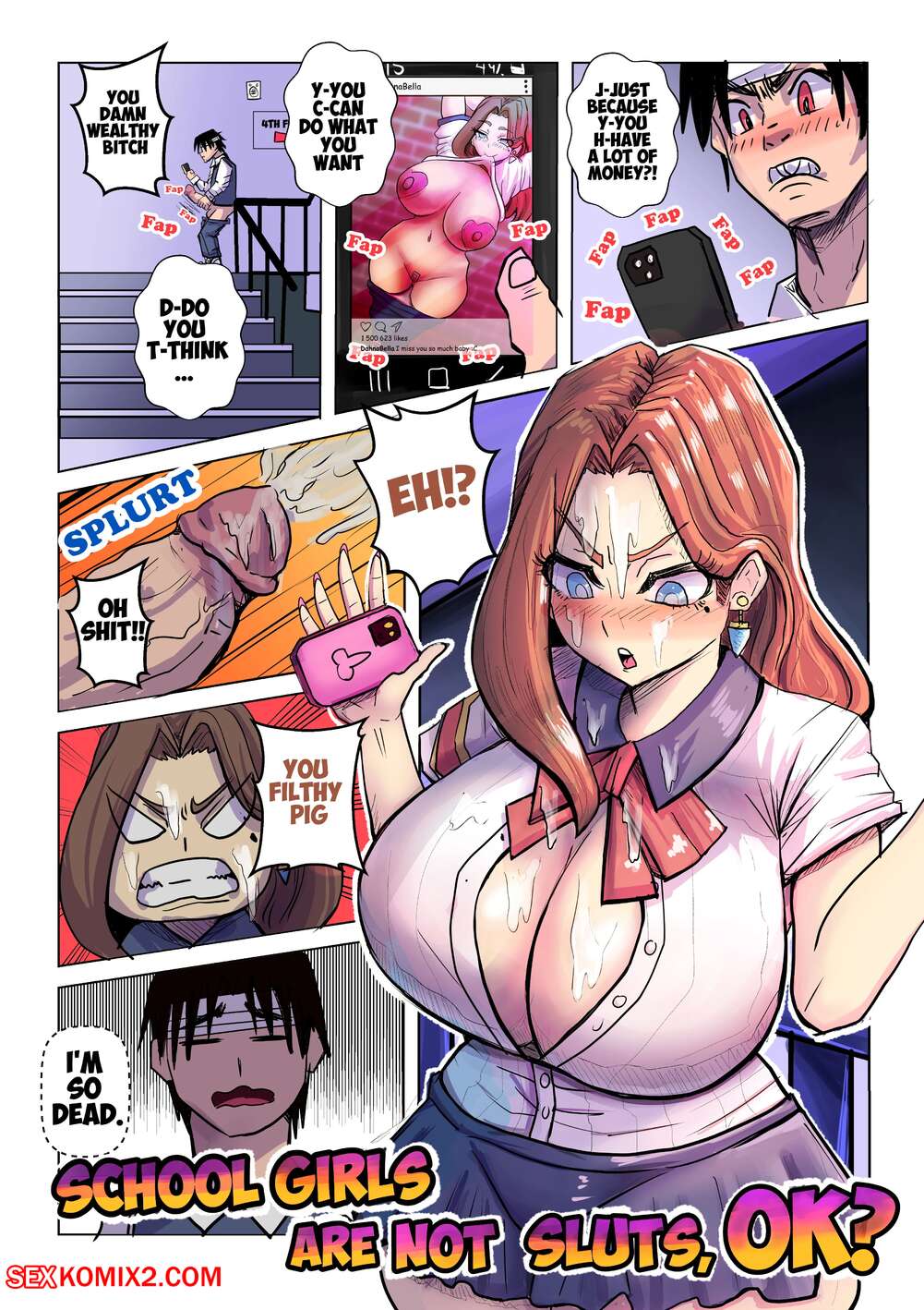 Porn comic School girls are not sluts, OK. Chapter 1.  Simp Devil