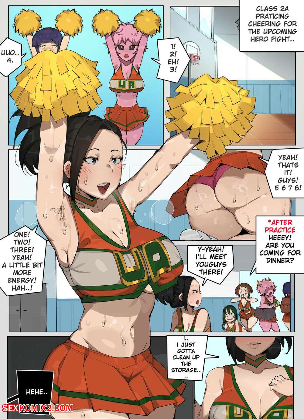 Porn comic Secret Cheerleading Practice. Elijahzx