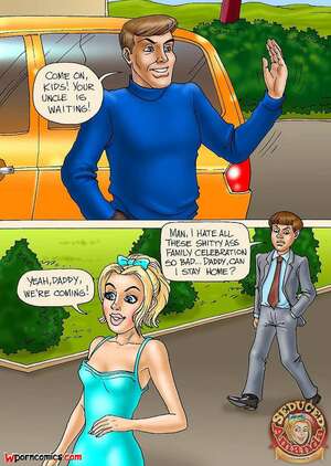 Porn comic Seduced Amanda. Seduced Amanda. Party at Uncles