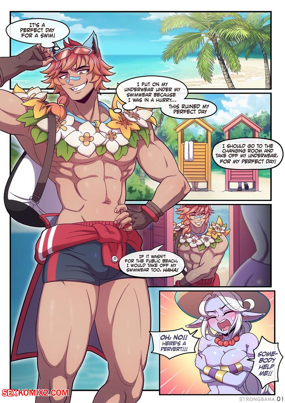 Porn comic Sett. StrongBana.