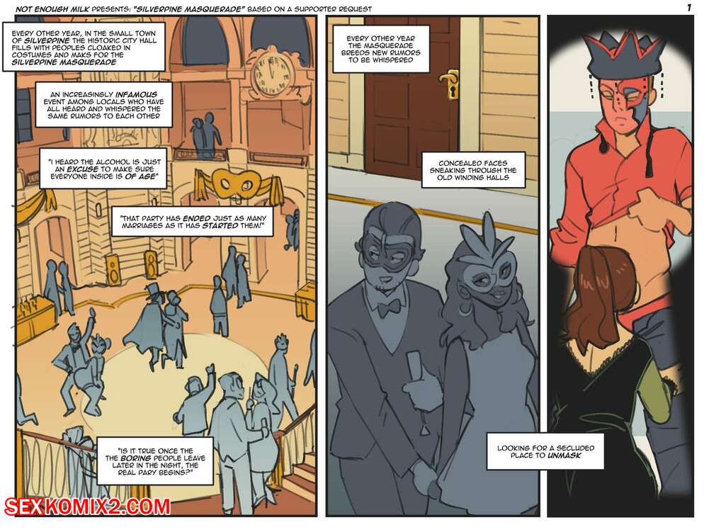 Porn comic Silverpine Masquerade. NotEnoughMilk.