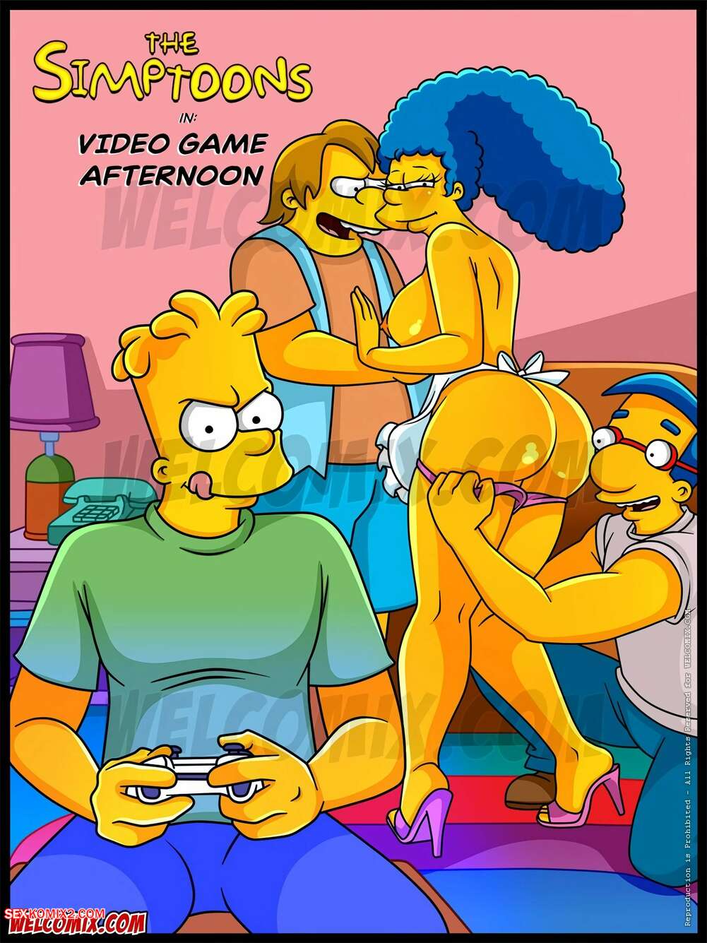 Porn comic Simpsons. Chapter 45. Os Simptoons. WC TF