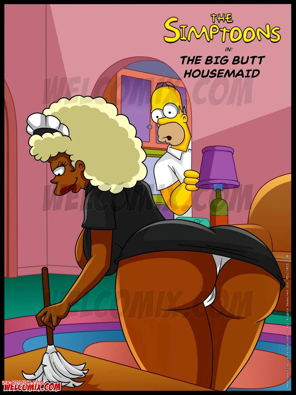 Porn comic Simpsons. Chapter 48. Os Simptoons. WC TF