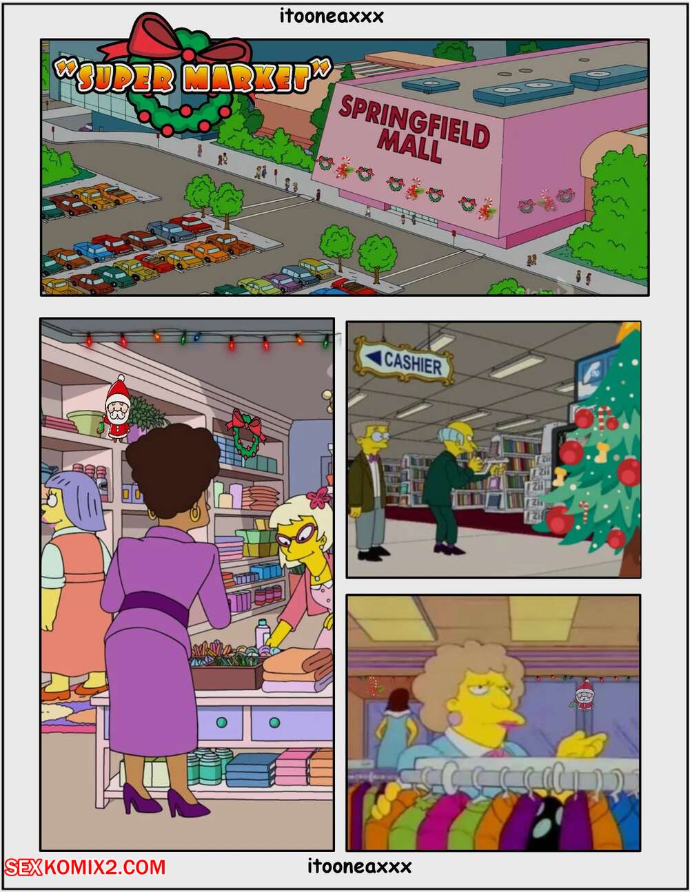 Porn comic Simpsons Comics. Chapter 12. Super Market. IToonEAXXX.