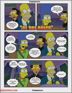 Porn comic Simpsons Comics. IToonEAXXX. Chapter 3 . On The Beach
