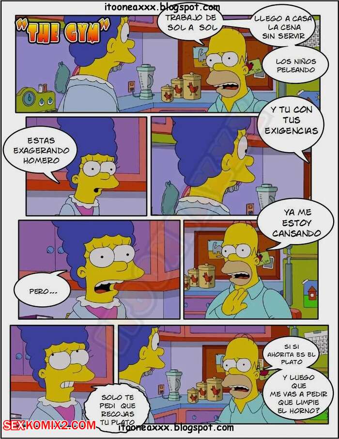 Porn comic Simpsons Comics. IToonEAXXX. Chapter 6. The Gym