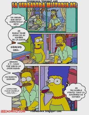 Porn comic Simpsons Comics. IToonEAXXX. Chapter 9. El Diablo No Usa Nada