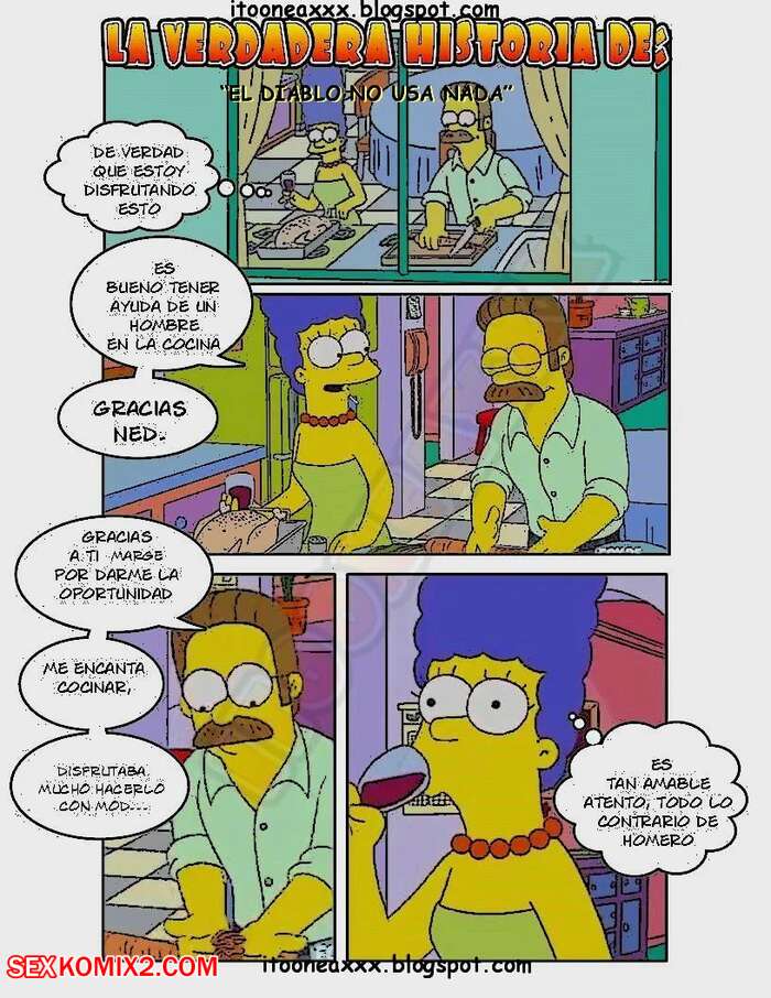 Porn comic Simpsons Comics. IToonEAXXX. Chapter 9. El Diablo No Usa Nada
