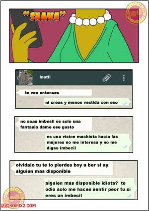 Porn comic Simpsons Comics IToonEAXXX. Chapter 4. Snake 1