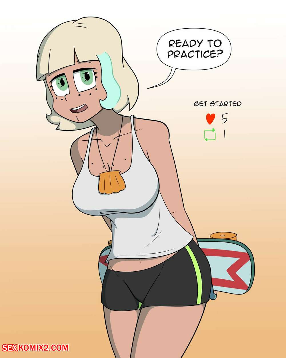 Porn comic Skate Training. Reigning