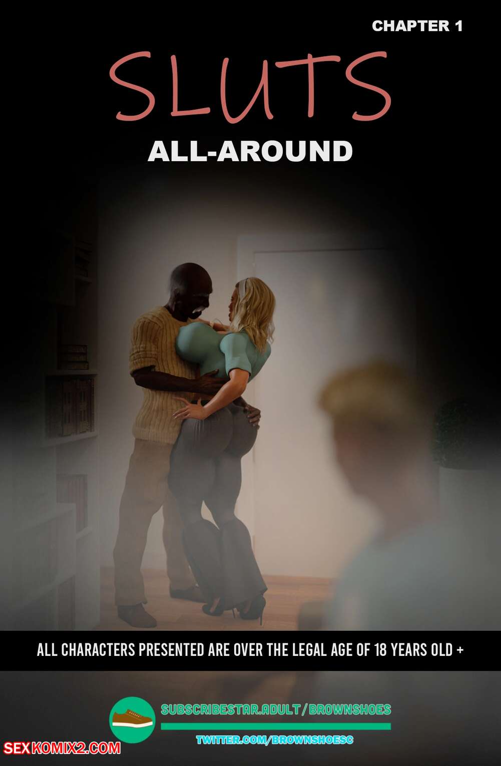 Porn comic Sluts AllAround. Brown Shoes