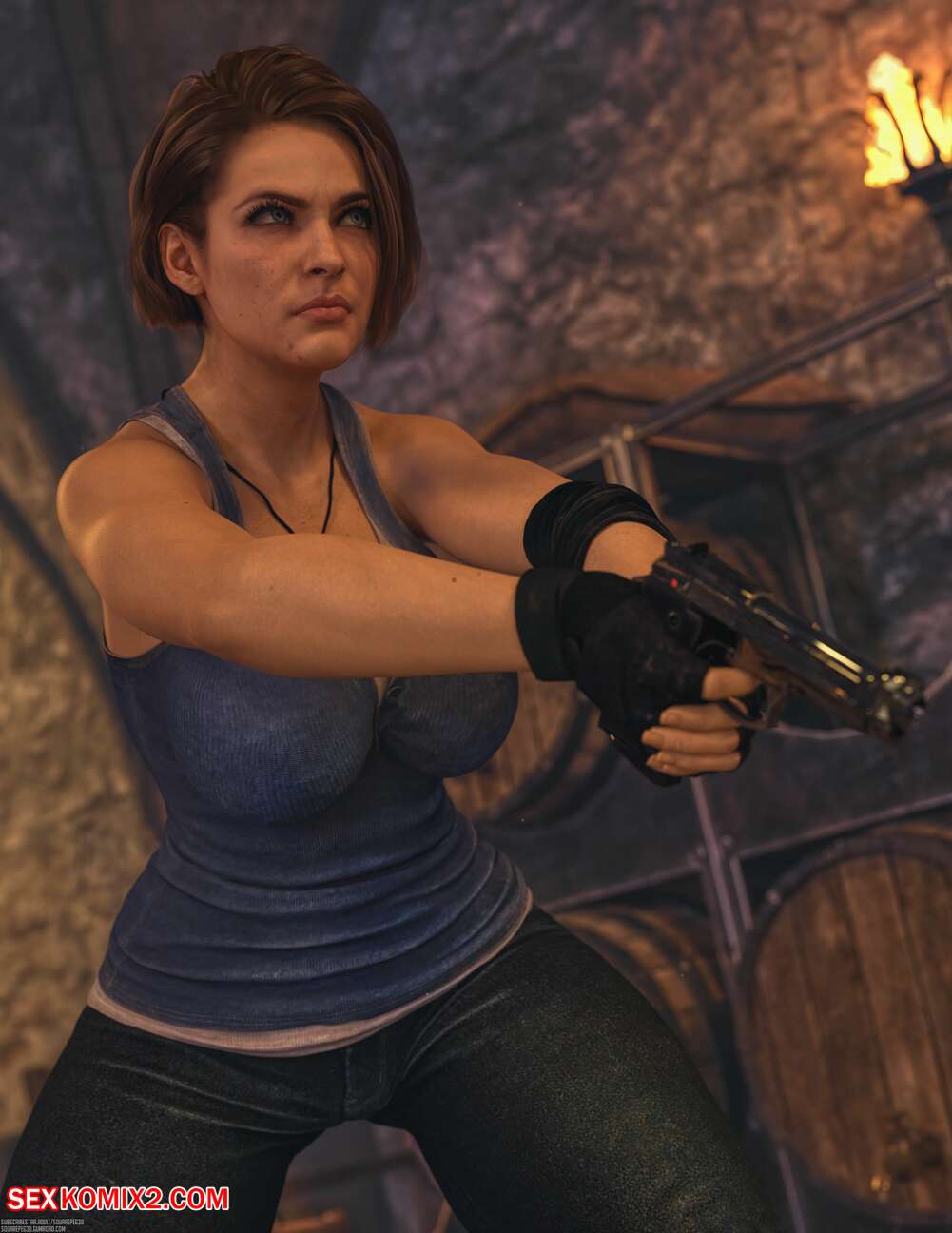 Porn comic Smoked. SquarePeg3D.