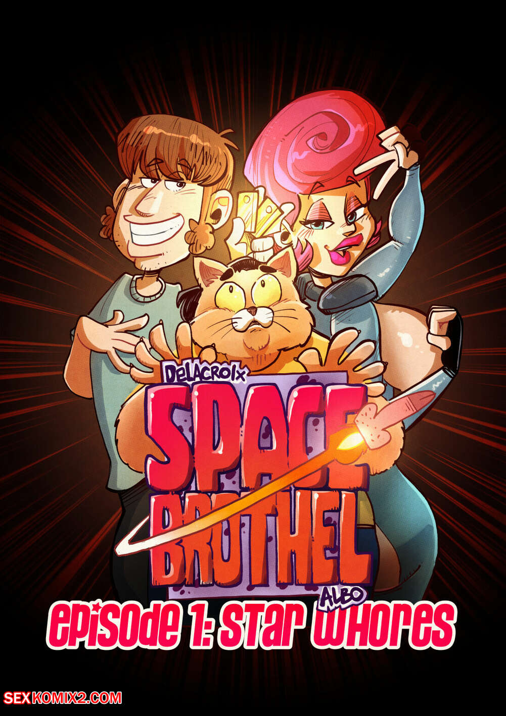 Porn comic Space Brothel. Episode 1. Albo.